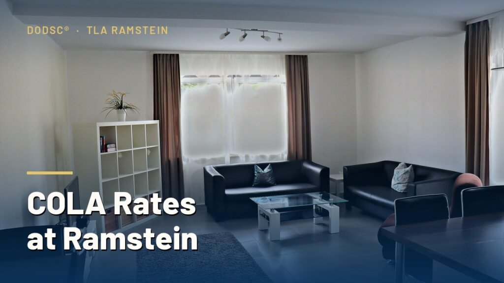 Living room in a furnished apartment near Ramstein