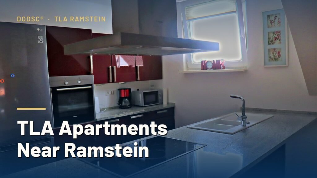 Kitchen with cooking island in a TLA apartment